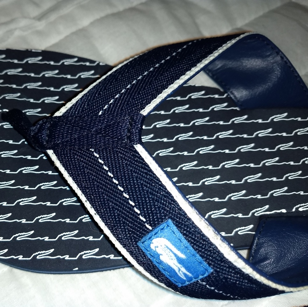 Lacoste unisex Flip Flops, Slides